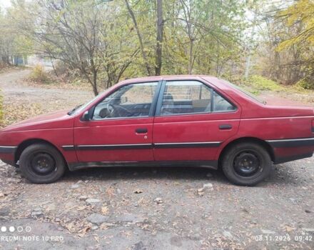 Красный Пежо 405, объемом двигателя 1.9 л и пробегом 130 тыс. км за 1800 $, фото 3 на Automoto.ua