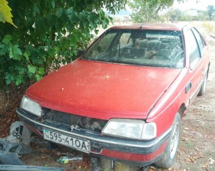 Красный Пежо 405, объемом двигателя 1 л и пробегом 50 тыс. км за 300 $, фото 1 на Automoto.ua