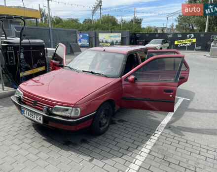 Красный Пежо 405, объемом двигателя 1.6 л и пробегом 480 тыс. км за 1500 $, фото 1 на Automoto.ua