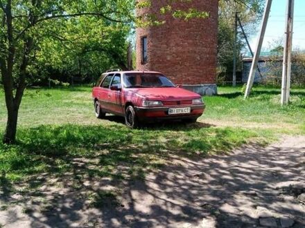 Красный Пежо 405, объемом двигателя 1.9 л и пробегом 350 тыс. км за 1400 $, фото 1 на Automoto.ua
