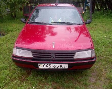 Червоний Пежо 405, об'ємом двигуна 1.6 л та пробігом 265 тис. км за 800 $, фото 1 на Automoto.ua