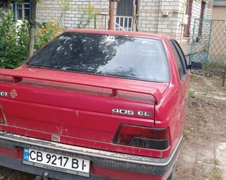 Червоний Пежо 405, об'ємом двигуна 1.6 л та пробігом 111 тис. км за 1250 $, фото 1 на Automoto.ua