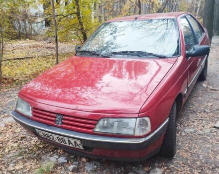Красный Пежо 405, объемом двигателя 1.9 л и пробегом 130 тыс. км за 1800 $, фото 1 на Automoto.ua