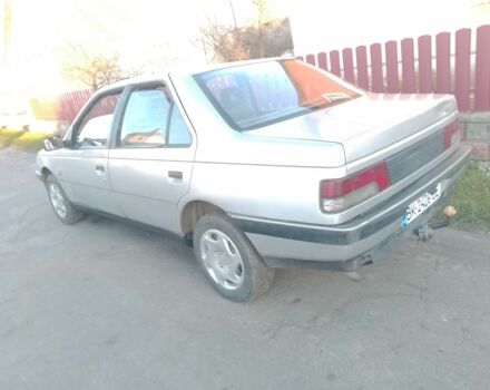 Серый Пежо 405, объемом двигателя 1.9 л и пробегом 355 тыс. км за 1250 $, фото 6 на Automoto.ua