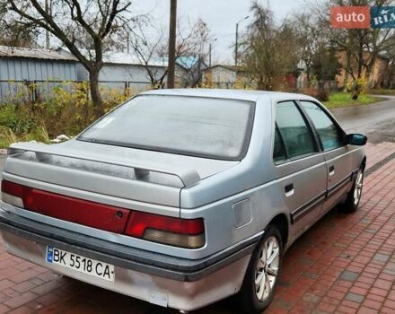 Серый Пежо 405, объемом двигателя 1.99 л и пробегом 355 тыс. км за 870 $, фото 3 на Automoto.ua