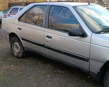 Серый Пежо 405, объемом двигателя 1.9 л и пробегом 220 тыс. км за 462 $, фото 1 на Automoto.ua
