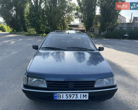 Синий Пежо 405, объемом двигателя 1.58 л и пробегом 290 тыс. км за 1200 $, фото 1 на Automoto.ua