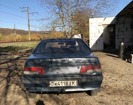 Синий Пежо 405, объемом двигателя 1 л и пробегом 1000 тыс. км за 451 $, фото 3 на Automoto.ua