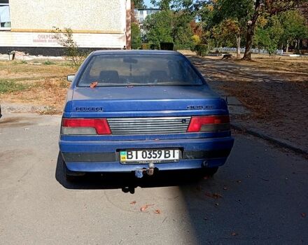 Синий Пежо 405, объемом двигателя 1.6 л и пробегом 0 тыс. км за 360 $, фото 4 на Automoto.ua