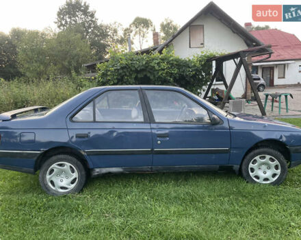 Синий Пежо 405, объемом двигателя 1.6 л и пробегом 100 тыс. км за 900 $, фото 3 на Automoto.ua