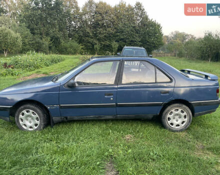 Синий Пежо 405, объемом двигателя 1.6 л и пробегом 100 тыс. км за 900 $, фото 1 на Automoto.ua