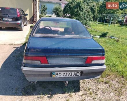 Синий Пежо 405, объемом двигателя 1.58 л и пробегом 300 тыс. км за 579 $, фото 6 на Automoto.ua