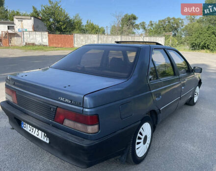 Синий Пежо 405, объемом двигателя 1.58 л и пробегом 290 тыс. км за 1200 $, фото 6 на Automoto.ua