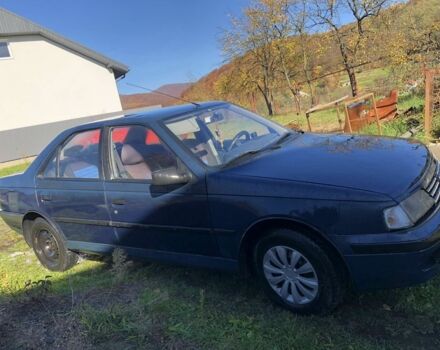 Синий Пежо 405, объемом двигателя 1 л и пробегом 1000 тыс. км за 451 $, фото 1 на Automoto.ua