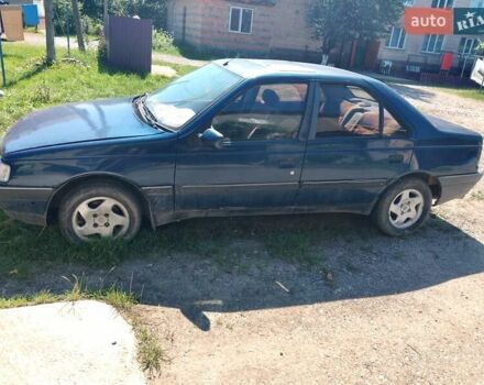Синий Пежо 405, объемом двигателя 1.58 л и пробегом 300 тыс. км за 579 $, фото 4 на Automoto.ua