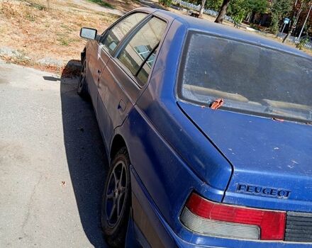 Синий Пежо 405, объемом двигателя 1.6 л и пробегом 0 тыс. км за 360 $, фото 3 на Automoto.ua