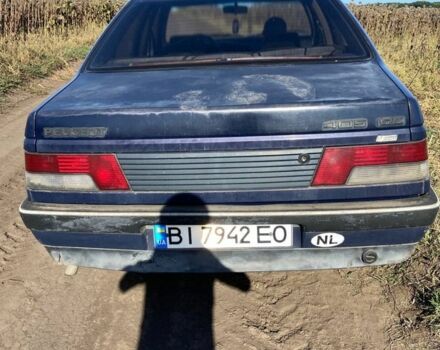 Синий Пежо 405, объемом двигателя 1.6 л и пробегом 510 тыс. км за 428 $, фото 2 на Automoto.ua