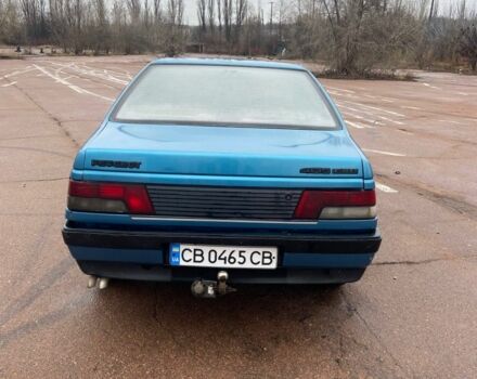 Синий Пежо 405, объемом двигателя 1.9 л и пробегом 295 тыс. км за 800 $, фото 2 на Automoto.ua
