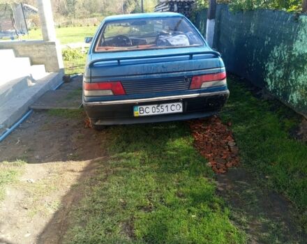 Синий Пежо 405, объемом двигателя 1.9 л и пробегом 5 тыс. км за 1000 $, фото 1 на Automoto.ua