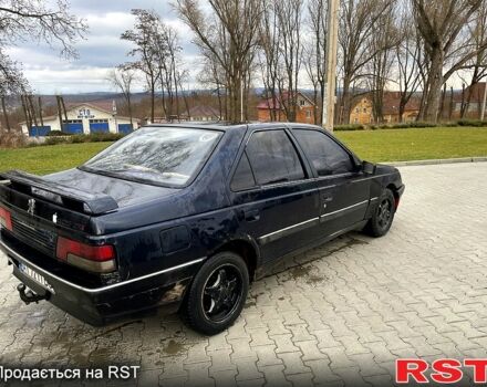 Синий Пежо 405, объемом двигателя 1.9 л и пробегом 350 тыс. км за 750 $, фото 2 на Automoto.ua