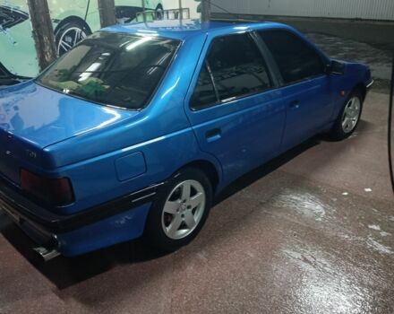 Синий Пежо 405, объемом двигателя 2 л и пробегом 340 тыс. км за 1700 $, фото 5 на Automoto.ua