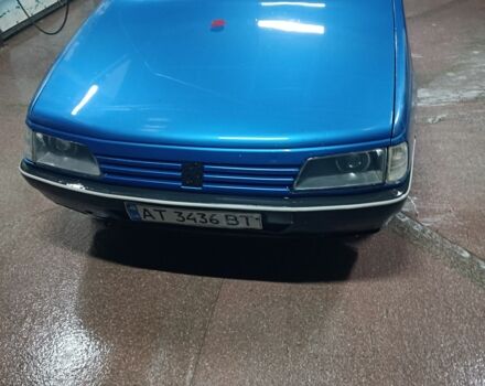 Синий Пежо 405, объемом двигателя 2 л и пробегом 340 тыс. км за 1700 $, фото 1 на Automoto.ua