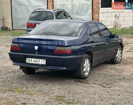 Синий Пежо 405, объемом двигателя 1.99 л и пробегом 100 тыс. км за 1350 $, фото 3 на Automoto.ua