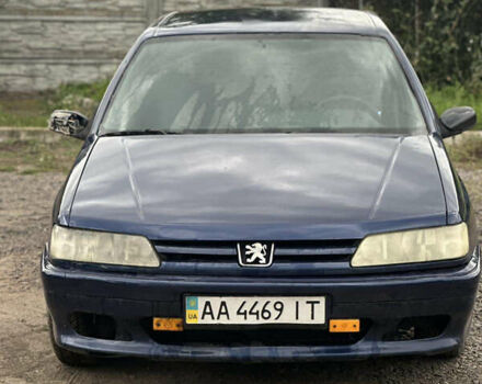 Синий Пежо 405, объемом двигателя 1.99 л и пробегом 100 тыс. км за 1350 $, фото 1 на Automoto.ua
