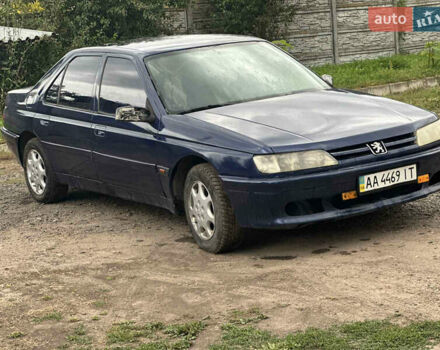 Синий Пежо 405, объемом двигателя 1.99 л и пробегом 100 тыс. км за 1350 $, фото 2 на Automoto.ua