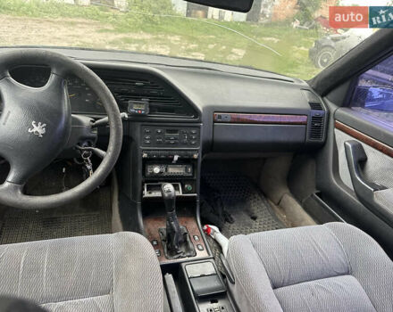 Синий Пежо 405, объемом двигателя 1.99 л и пробегом 100 тыс. км за 1350 $, фото 7 на Automoto.ua
