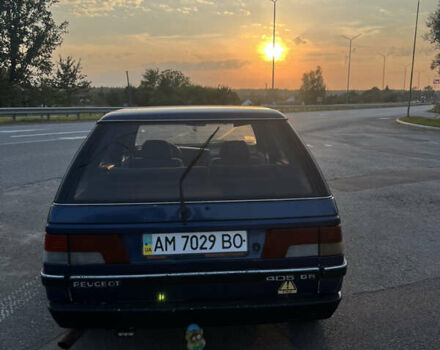 Синий Пежо 405, объемом двигателя 1.6 л и пробегом 560 тыс. км за 950 $, фото 4 на Automoto.ua