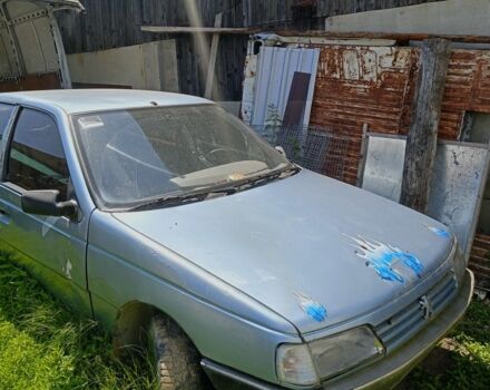 Синий Пежо 405, объемом двигателя 1.4 л и пробегом 555 тыс. км за 400 $, фото 1 на Automoto.ua