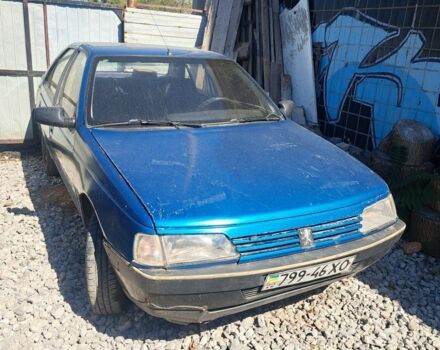 Синий Пежо 405, объемом двигателя 2 л и пробегом 77 тыс. км за 146 $, фото 1 на Automoto.ua