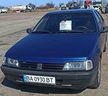 Синій Пежо 405, об'ємом двигуна 1.9 л та пробігом 999 тис. км за 1900 $, фото 1 на Automoto.ua