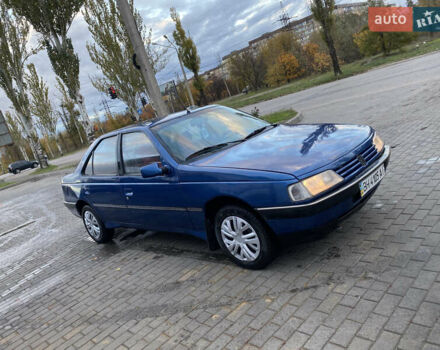 Синий Пежо 405, объемом двигателя 1.6 л и пробегом 153 тыс. км за 1000 $, фото 1 на Automoto.ua