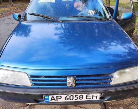 Синий Пежо 405, объемом двигателя 1.6 л и пробегом 50 тыс. км за 2500 $, фото 1 на Automoto.ua