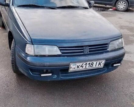 Синий Пежо 405, объемом двигателя 1.9 л и пробегом 100 тыс. км за 1200 $, фото 1 на Automoto.ua