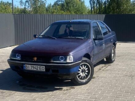 Синий Пежо 405, объемом двигателя 1.6 л и пробегом 510 тыс. км за 428 $, фото 1 на Automoto.ua