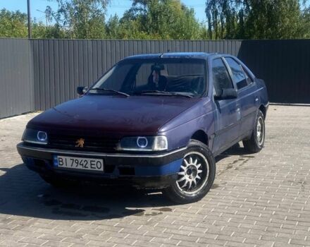 Синий Пежо 405, объемом двигателя 1.6 л и пробегом 510 тыс. км за 428 $, фото 1 на Automoto.ua