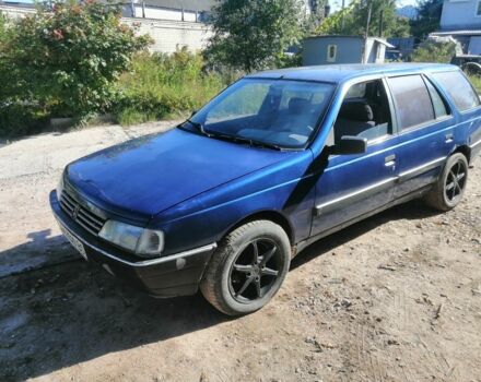 Синий Пежо 405, объемом двигателя 1.6 л и пробегом 400 тыс. км за 850 $, фото 1 на Automoto.ua