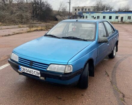 Синий Пежо 405, объемом двигателя 1.9 л и пробегом 295 тыс. км за 800 $, фото 1 на Automoto.ua