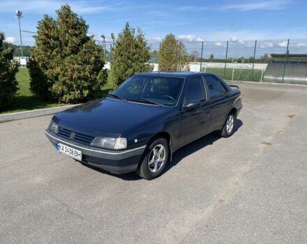 Синий Пежо 405, объемом двигателя 1.6 л и пробегом 230 тыс. км за 2100 $, фото 1 на Automoto.ua