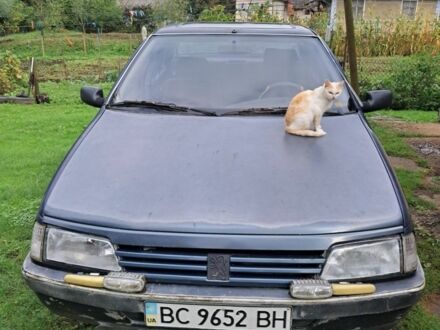 Синий Пежо 405, объемом двигателя 2 л и пробегом 246 тыс. км за 450 $, фото 1 на Automoto.ua