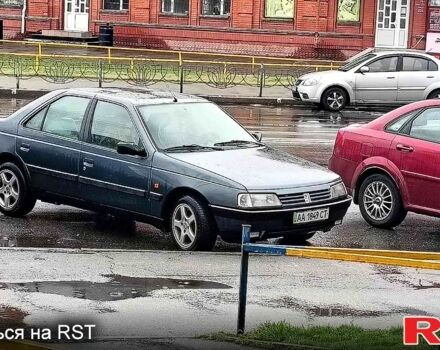 Синий Пежо 405, объемом двигателя 20 л и пробегом 200 тыс. км за 2150 $, фото 1 на Automoto.ua