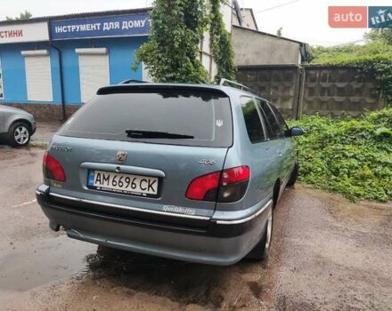 Синий Пежо 406, объемом двигателя 2 л и пробегом 540 тыс. км за 2400 $, фото 3 на Automoto.ua