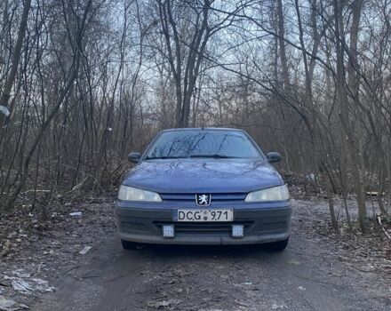 Синий Пежо 406, объемом двигателя 1.8 л и пробегом 200 тыс. км за 1000 $, фото 1 на Automoto.ua