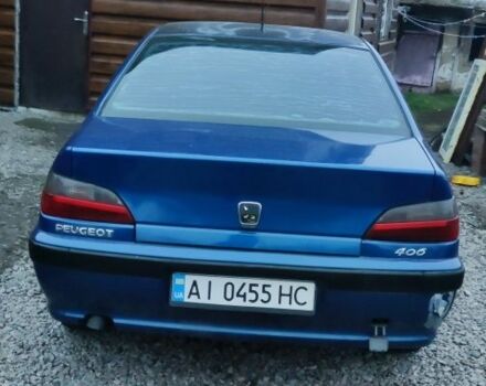 Синий Пежо 406, объемом двигателя 1.8 л и пробегом 300 тыс. км за 1500 $, фото 1 на Automoto.ua