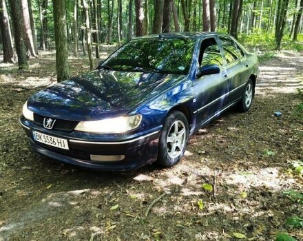 Синий Пежо 406, объемом двигателя 2 л и пробегом 350 тыс. км за 1750 $, фото 1 на Automoto.ua