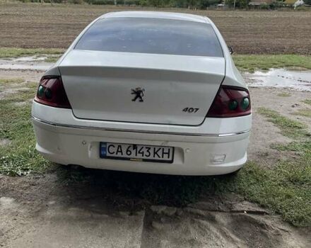 Белый Пежо 407, объемом двигателя 2 л и пробегом 245 тыс. км за 3000 $, фото 1 на Automoto.ua