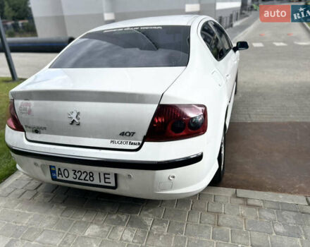 Білий Пежо 407, об'ємом двигуна 1.6 л та пробігом 235 тис. км за 4550 $, фото 3 на Automoto.ua